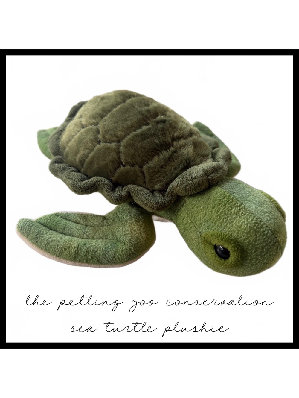 The Petting Zoo Conservation Collection Sea Turtle Plushie